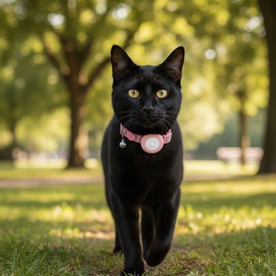 Collier GPS chat | pour AirTag - Chatmuze